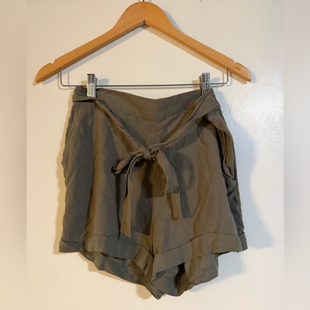 Olive Green Women's Shorts